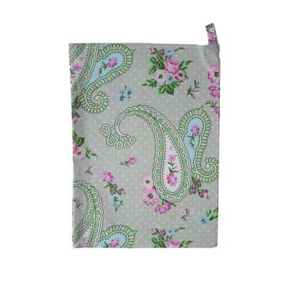 Krasilnikoff Geschirrtuch, Paisley, Grau