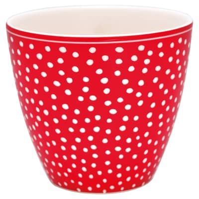 Greengate Becher Latte Cup Dot Red
