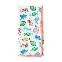 RICE Stoffserviette 2er Set, Fische Print, Choose Happy