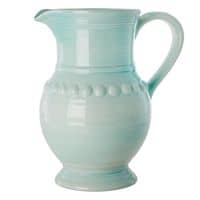 RICE Keramik Kanne, groß XL, eisblau